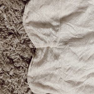 White Roxy strapless summer dress